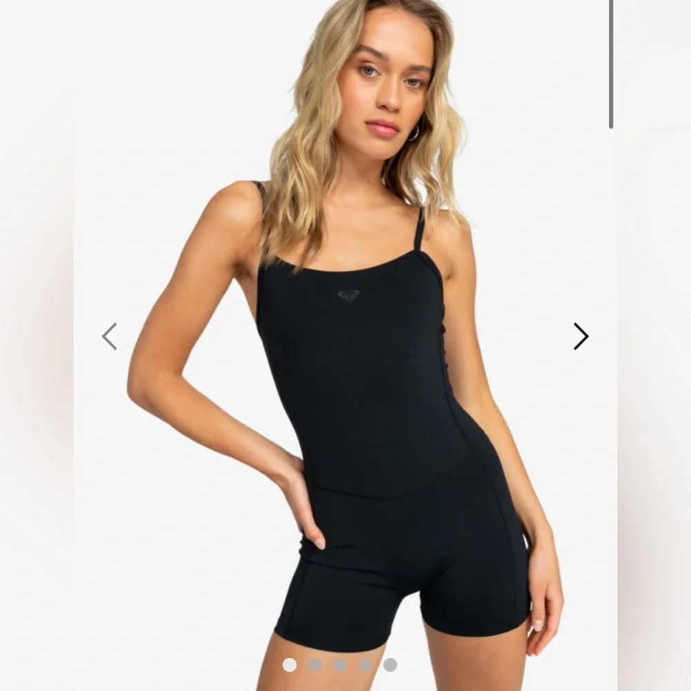 NWT Roxy women’s Kelia 7 black one piece suit- Technical Training One-Piece. XL - Picture 1 of 8